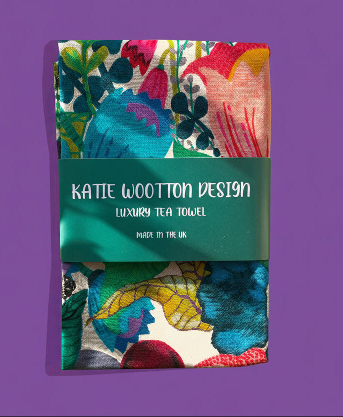 Curious Creatures Tea Towel