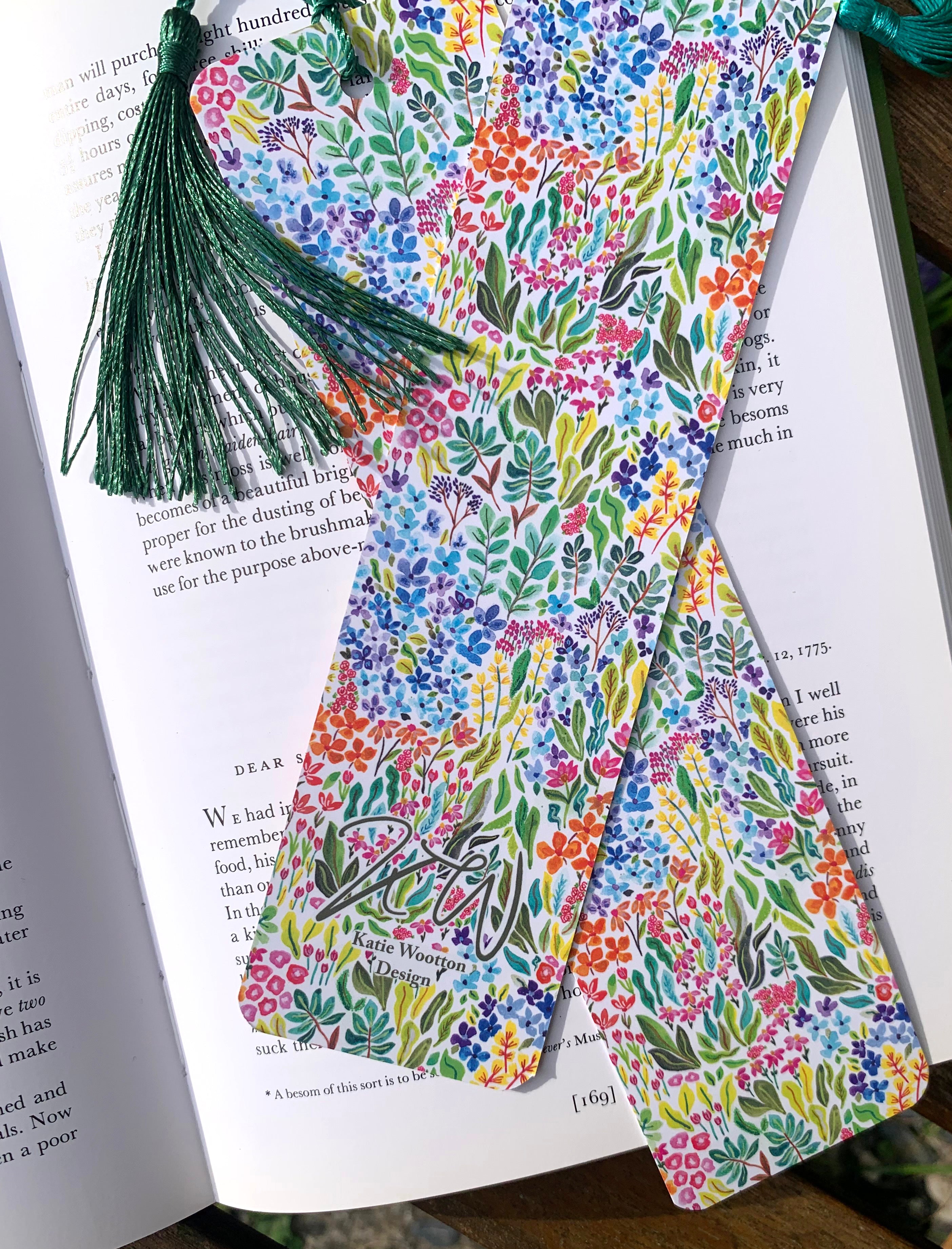 Ditsy Walts Bookmark