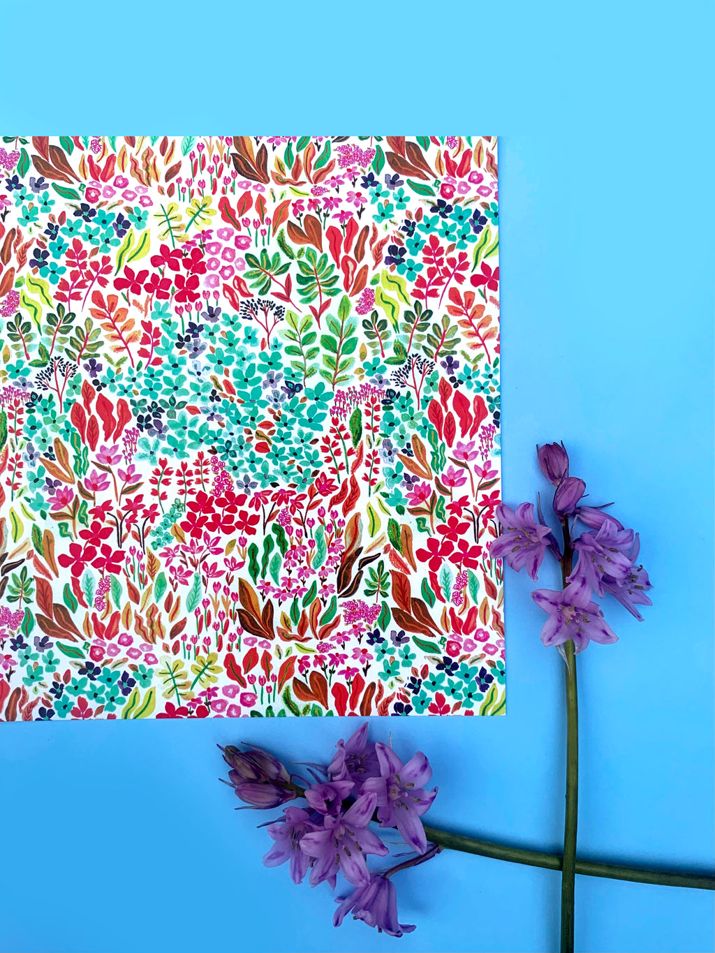 Ditsy Walts Greeting Card