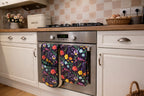 Handpicked Midnight Bloom Double Oven Glove