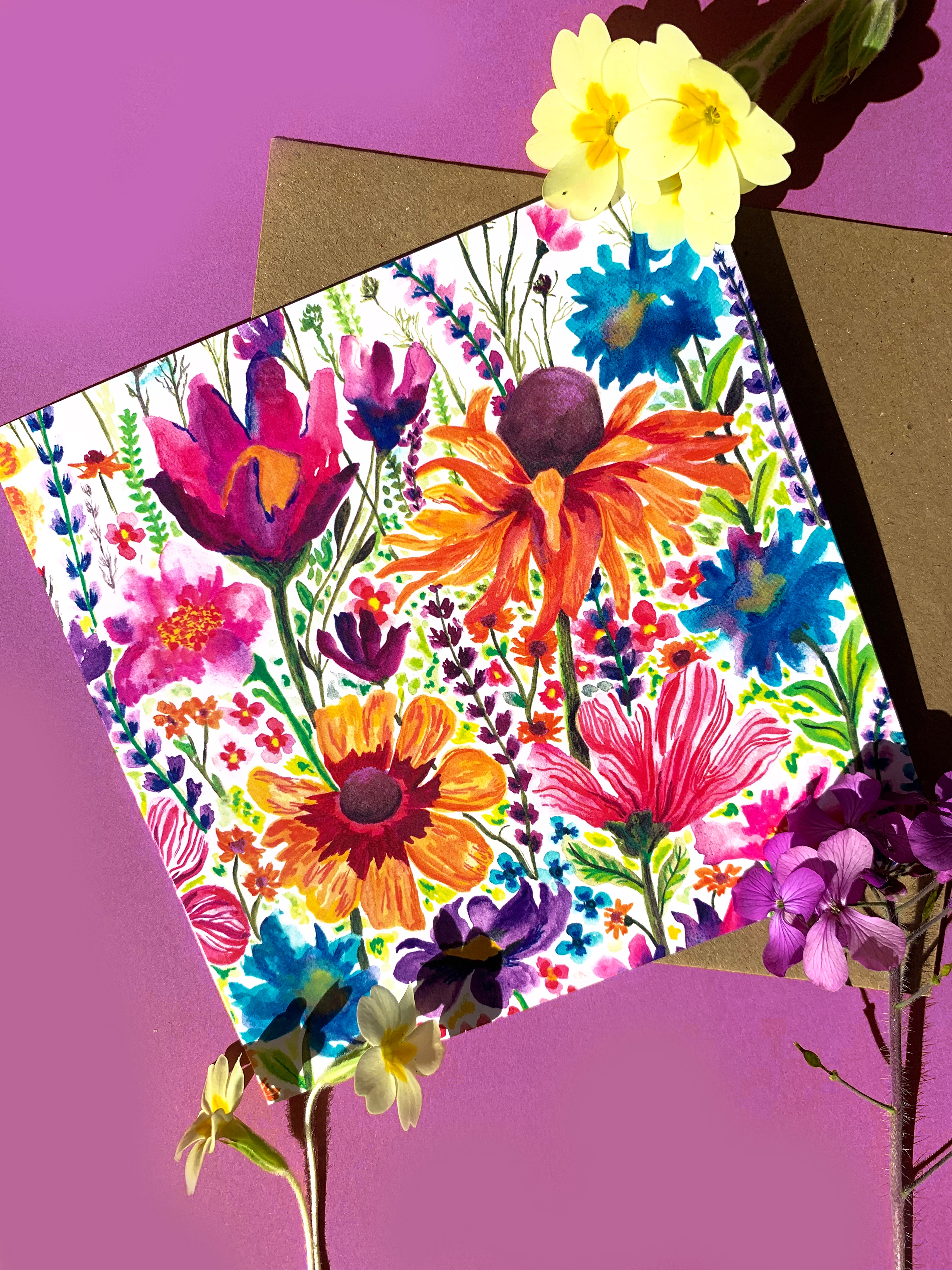 Evie's Meadow Greeting Card