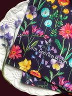 Handpicked Midnight Bloom Tea Towel