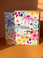 Groovy Floral Greeting Card