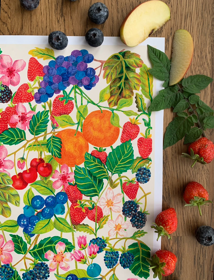 Fruitful Forest Print