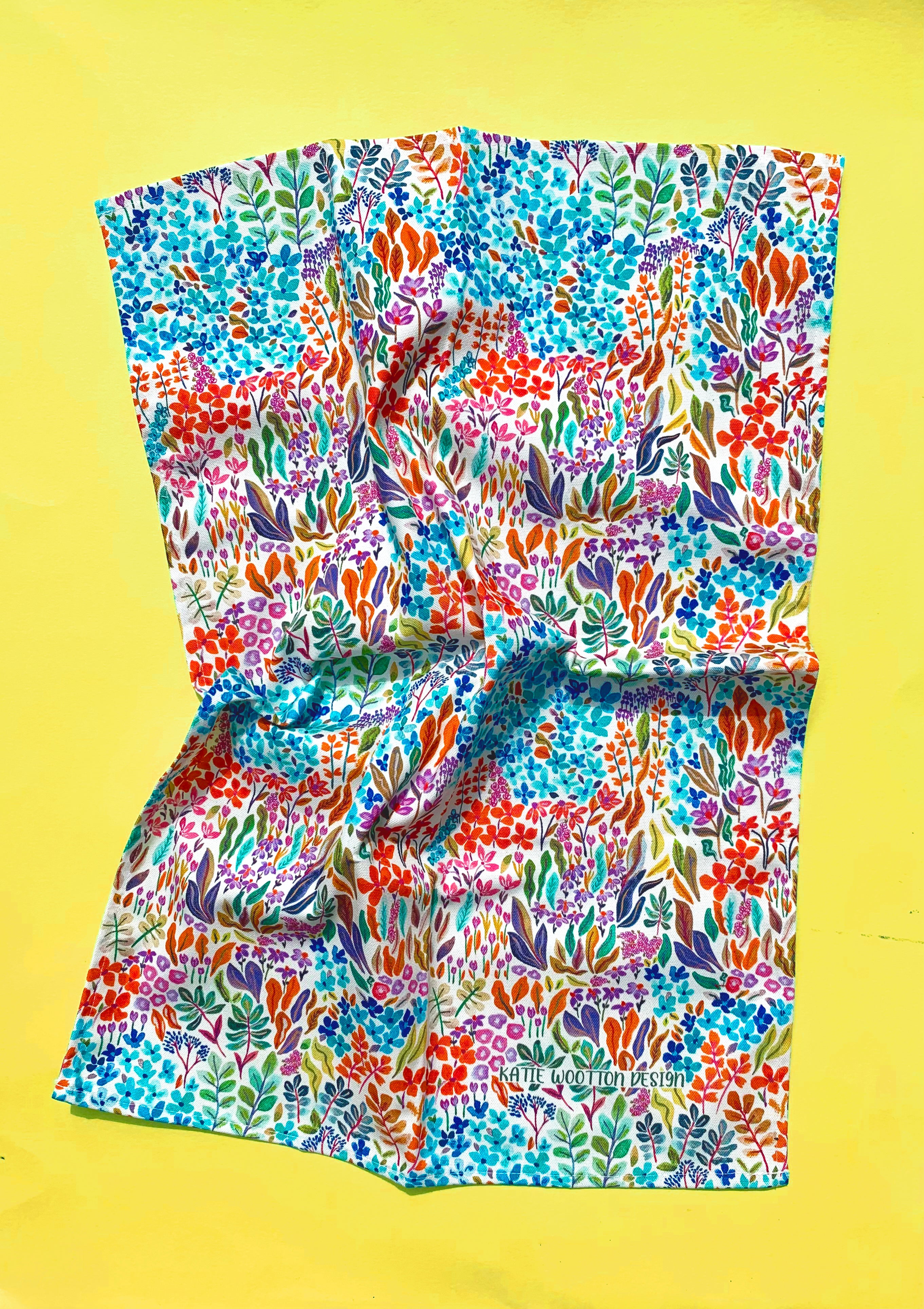 Ditsy Walts Tea Towel