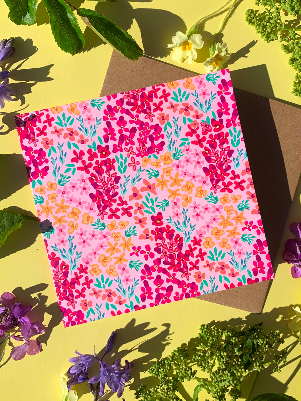 Blush Breeze Greeting Card