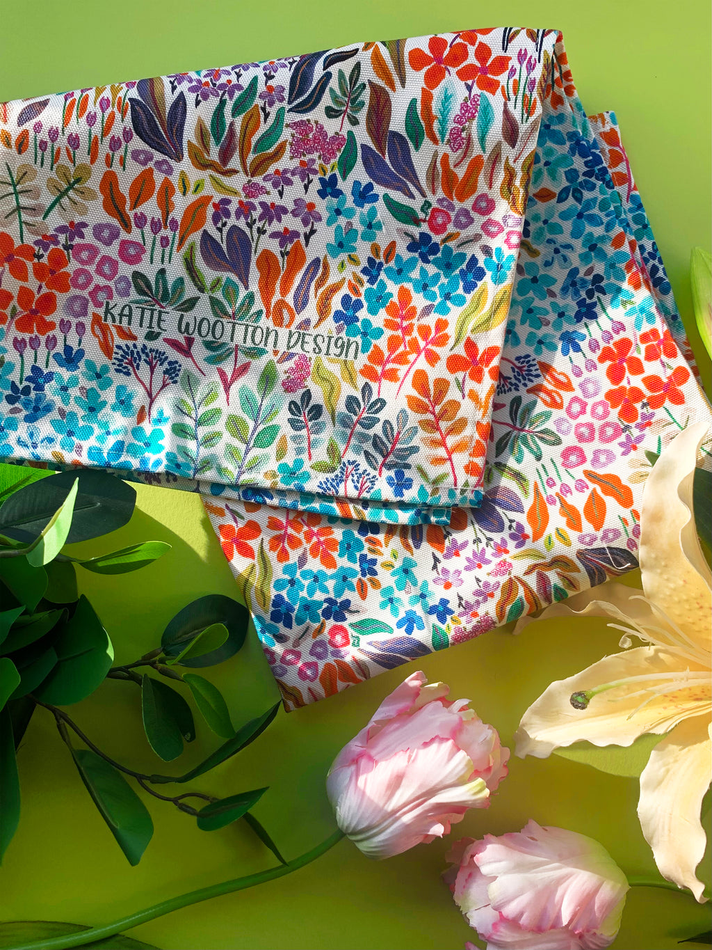 Ditsy Walts Tea Towel