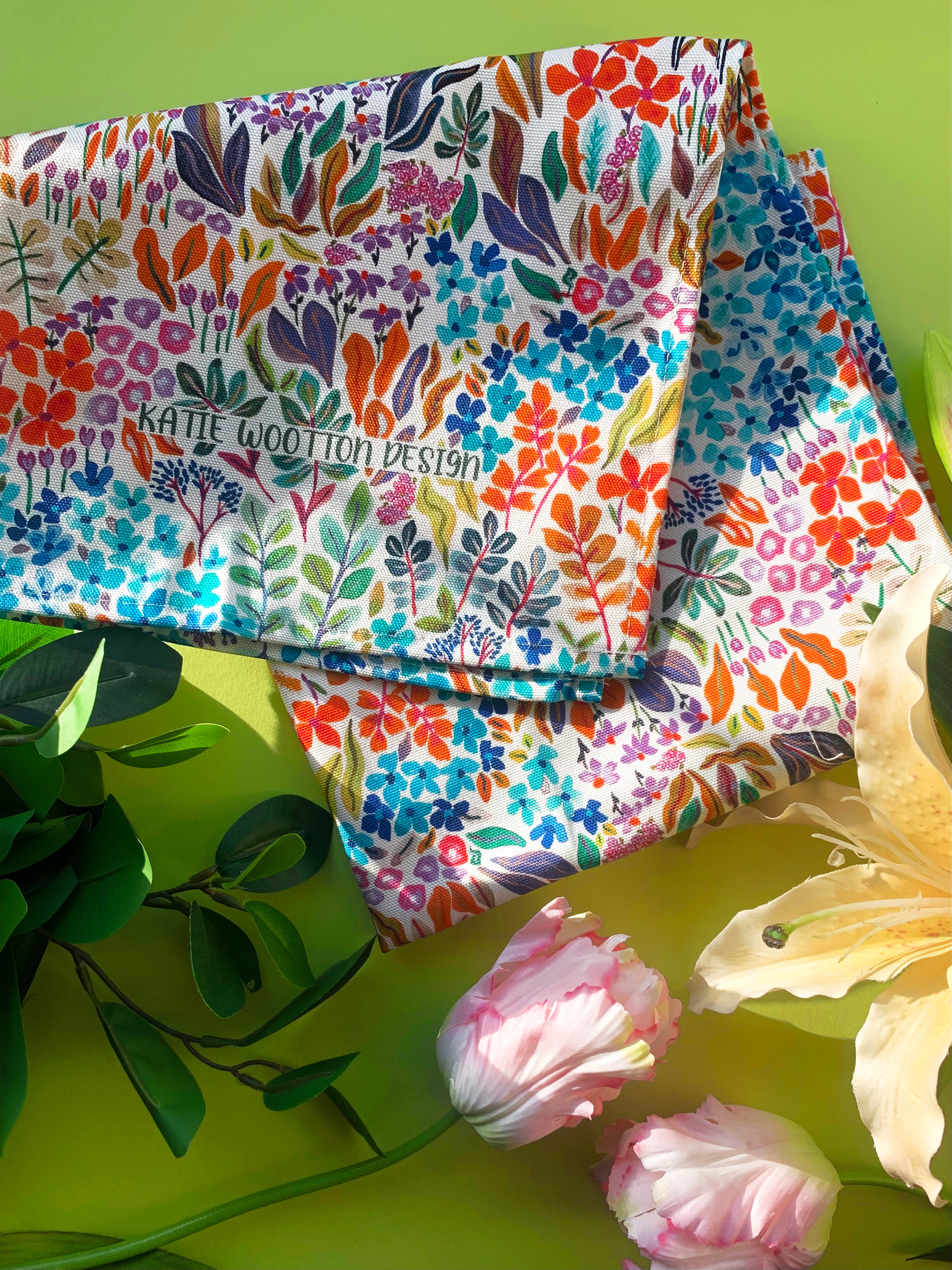 Ditsy Walts Tea Towel