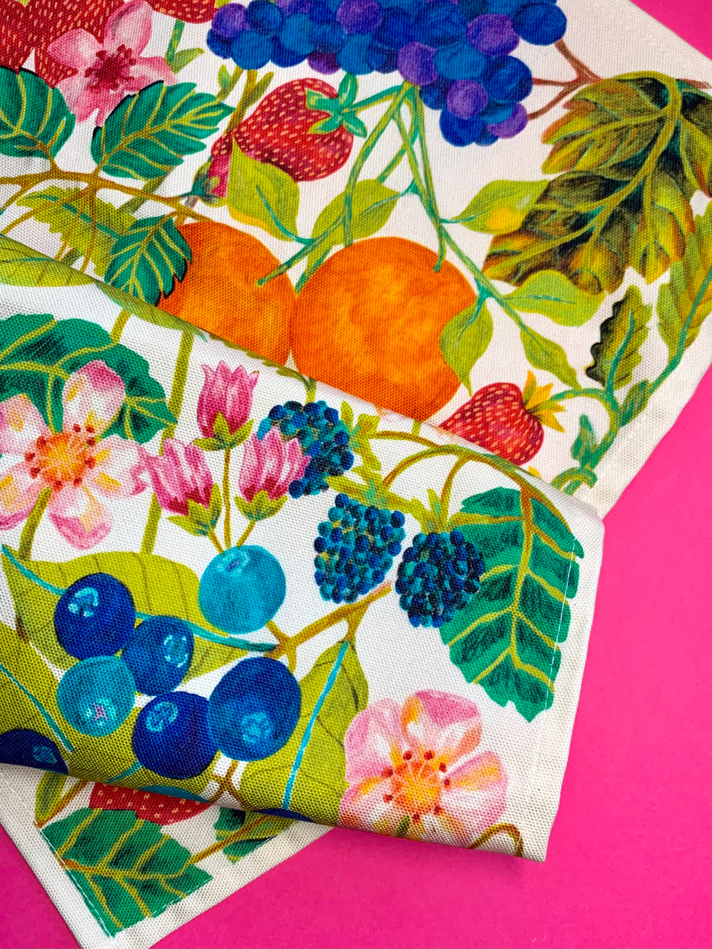 Fruitful Forest Tea Towel