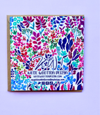 Ditsy Walts Purple Greeting Card