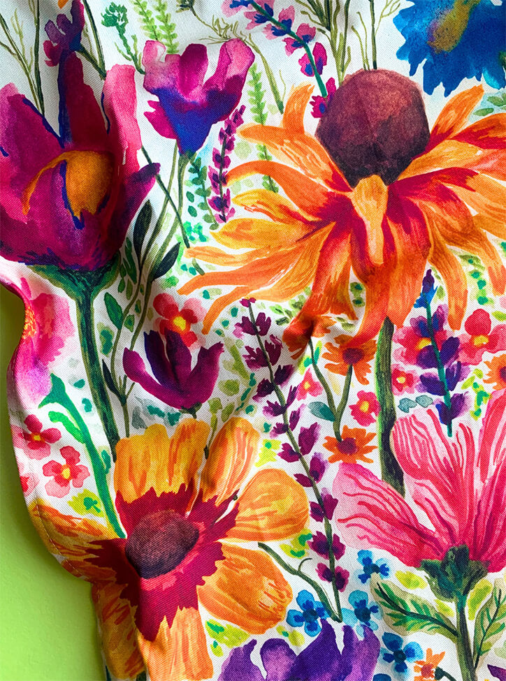 Evie Meadow 1 Tea Towel