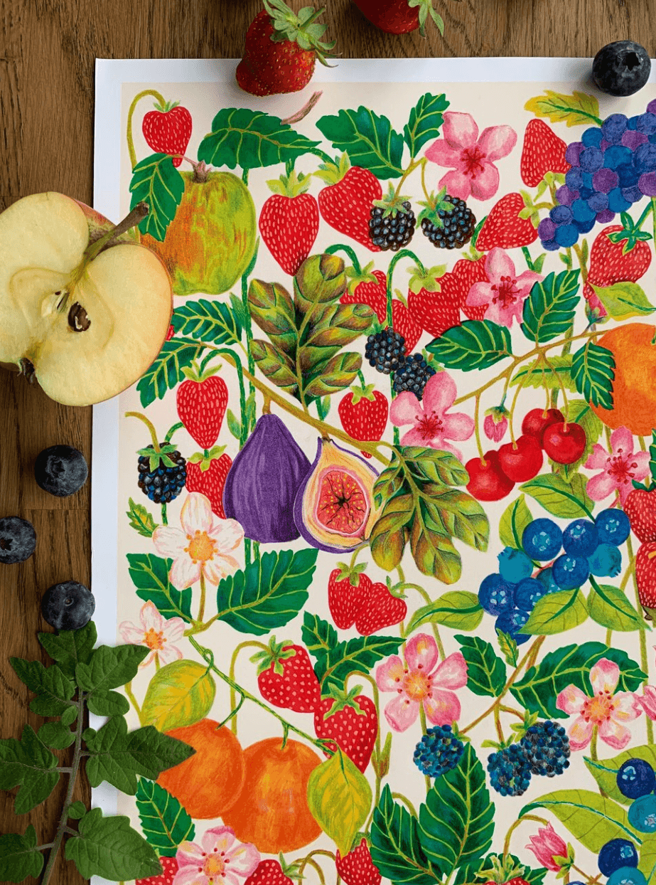 Fruitful Forest Print