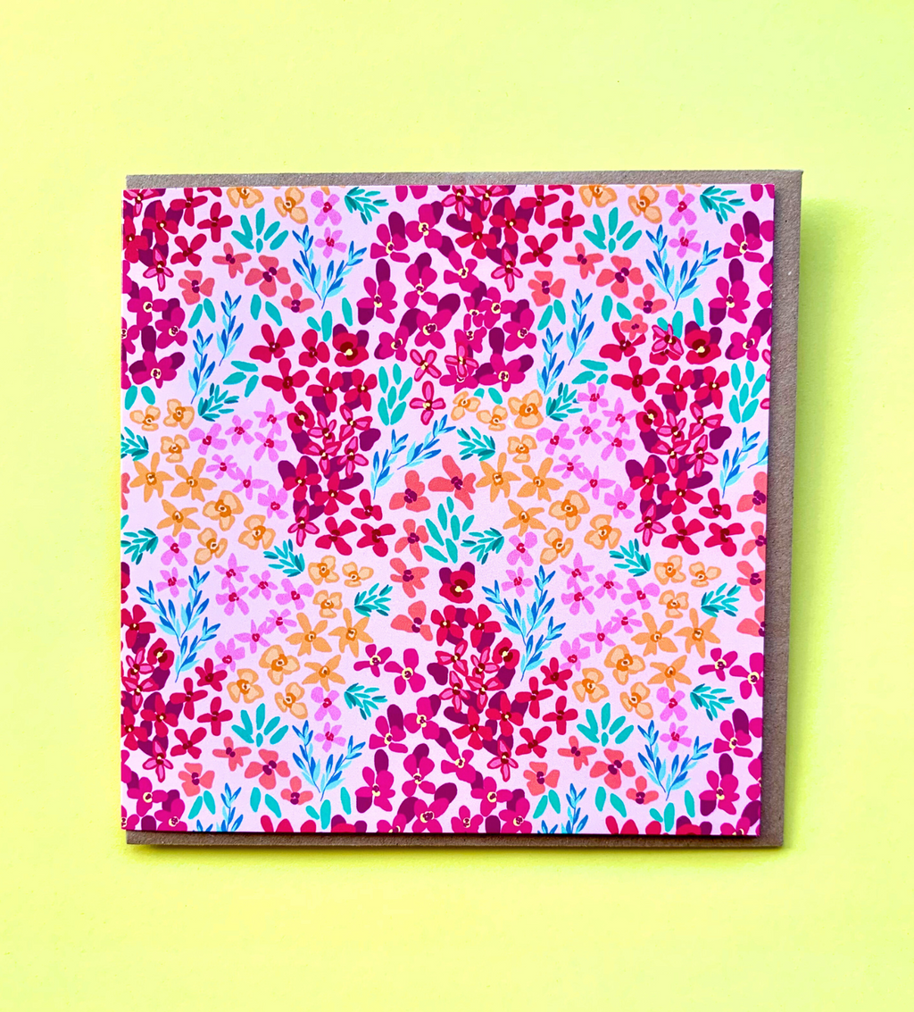 Blush Breeze Greeting Card