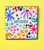 Groovy Floral Greeting Card