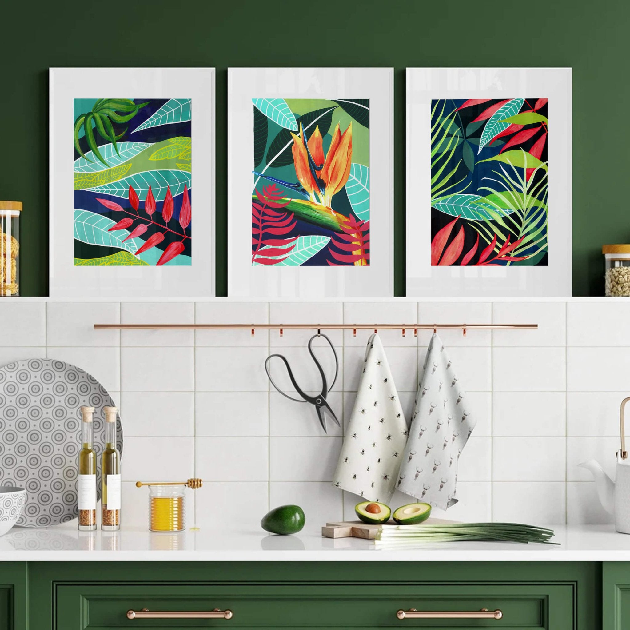 Bird of Paradise Prints - Katie Wootton Design