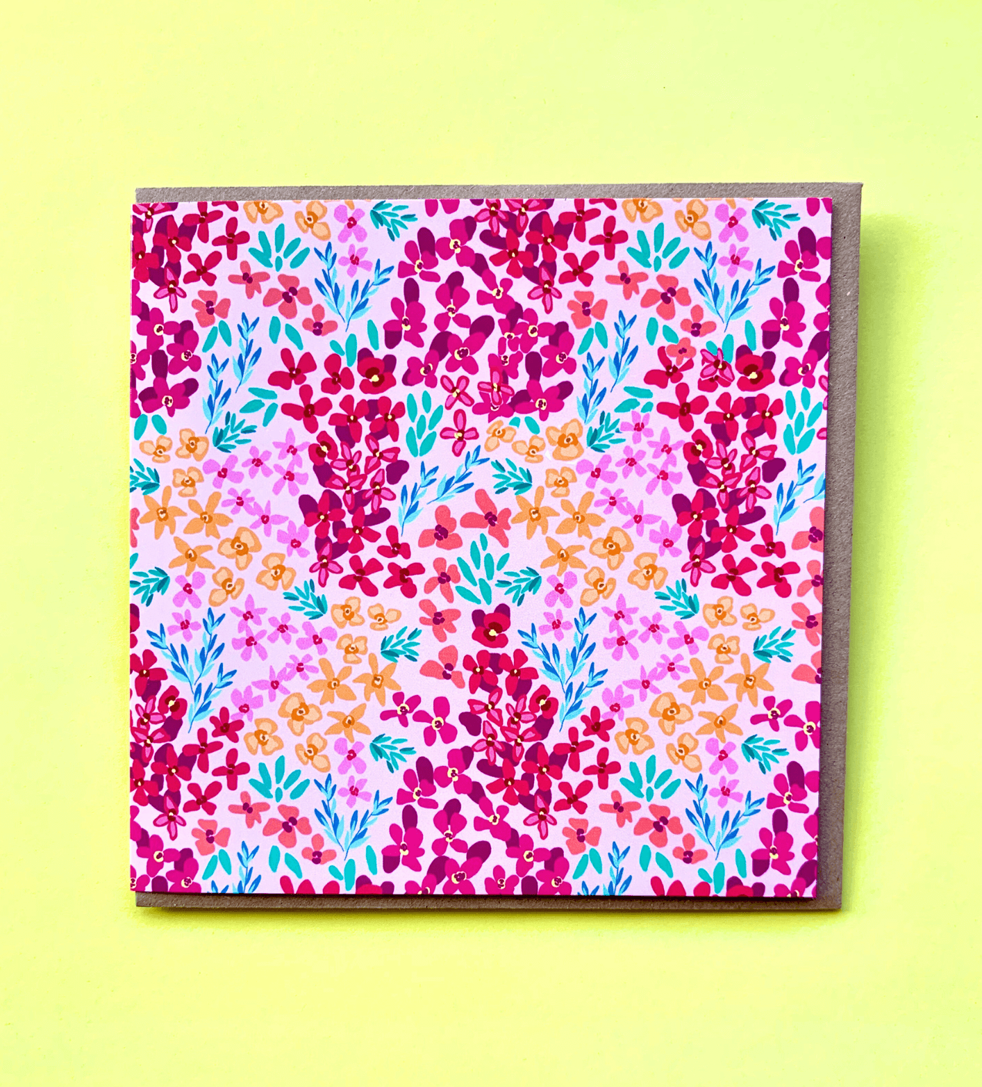 Blush Breeze Greeting Card - Katie Wootton Design