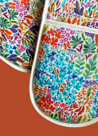 Ditsy Walts Double Oven Glove - Katie Wootton Design