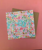 Ditsy Walts Greeting Card - Katie Wootton Design