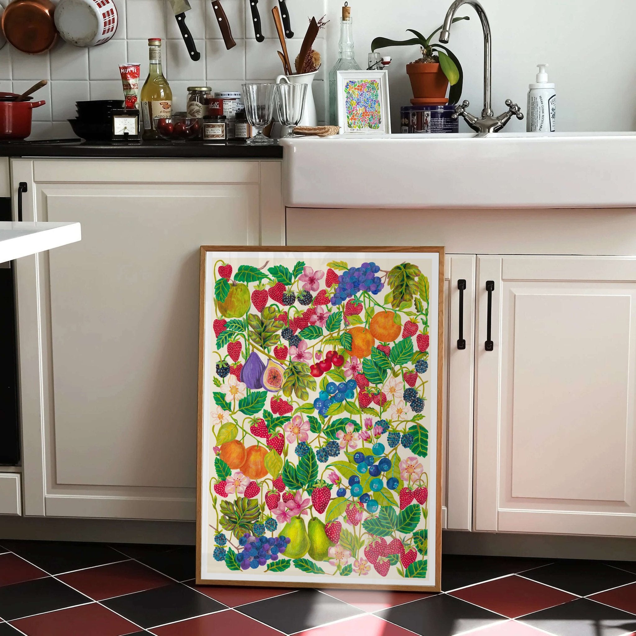 Fruitful Forest Print - Katie Wootton Design