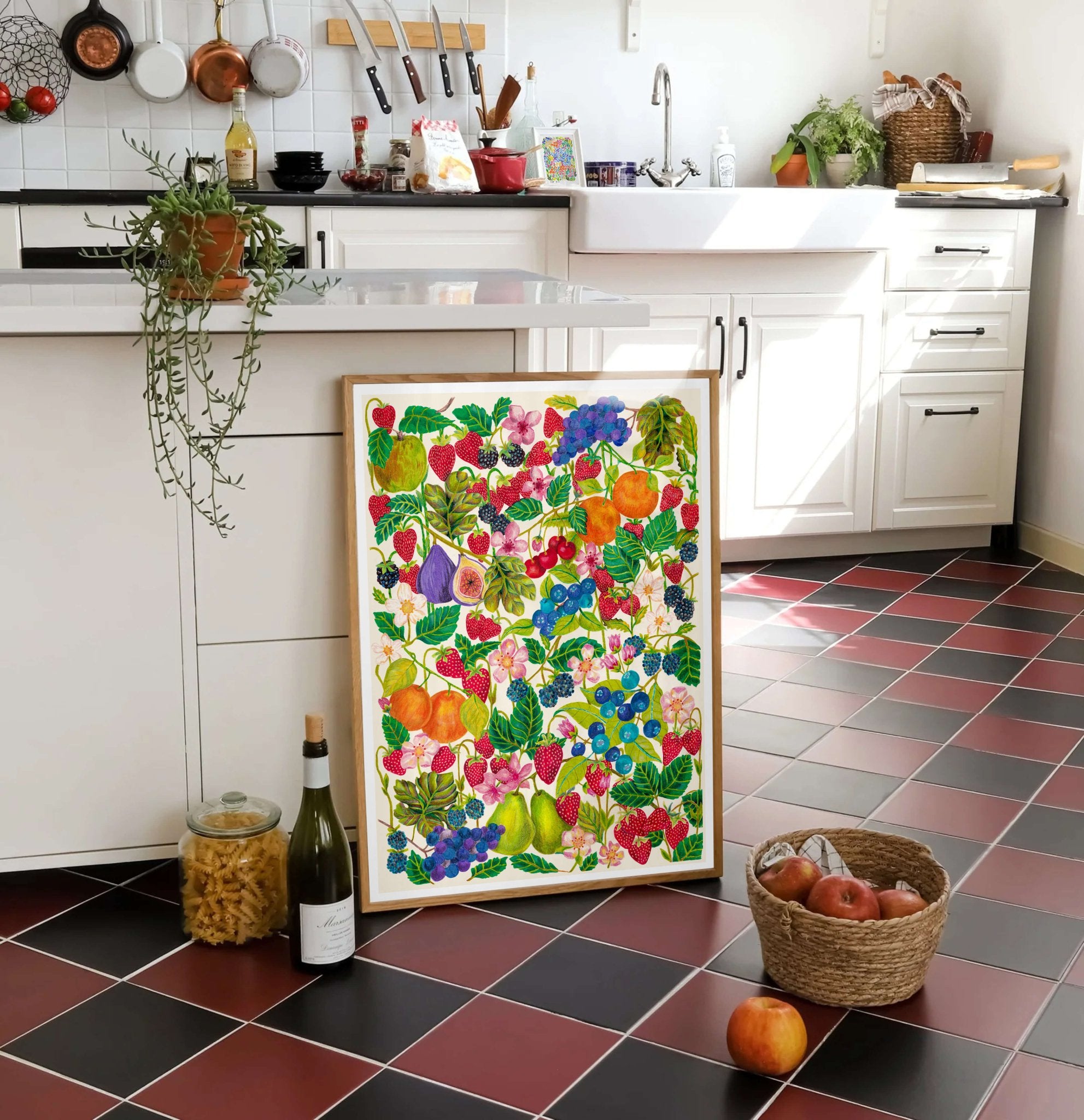 Fruitful Forest Print - Katie Wootton Design