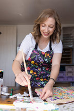Handpicked Midnight Bloom Apron - Katie Wootton Design