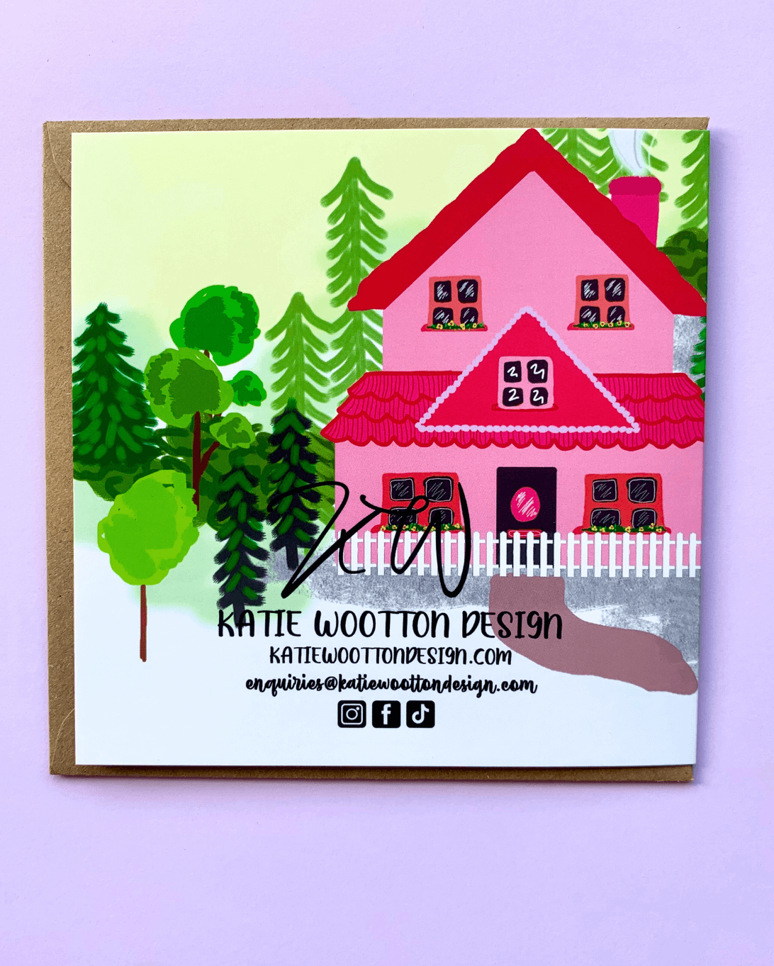 Happy New Home Greeting Card - Katie Wootton Design