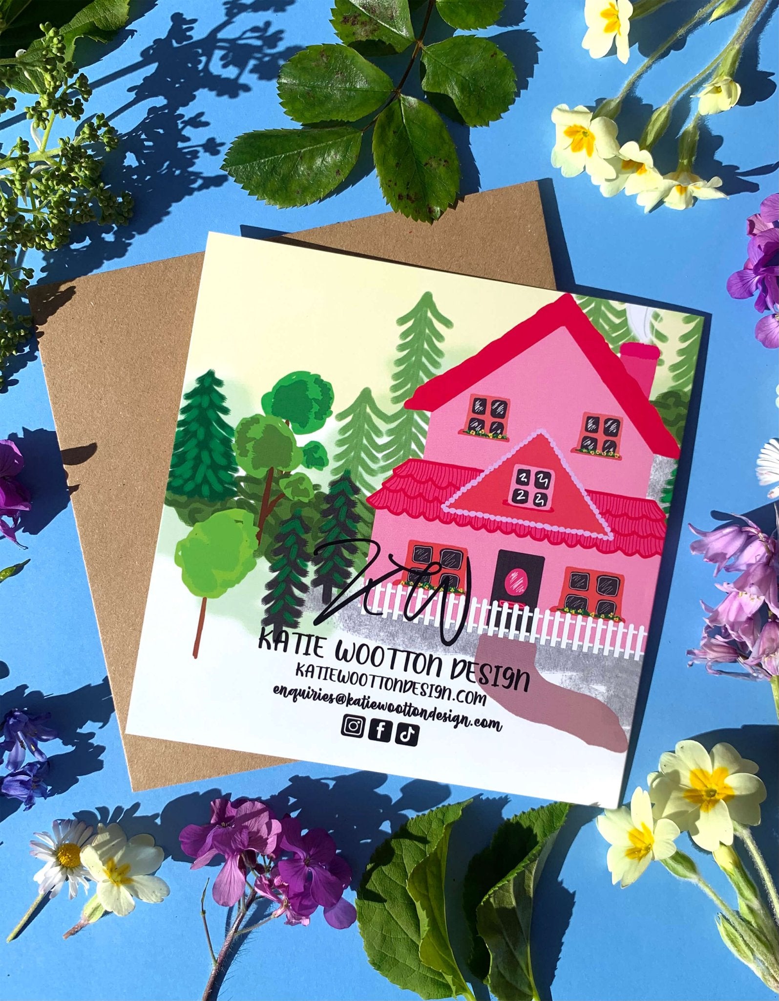 Happy New Home Greeting Card - Katie Wootton Design