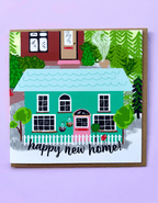 Happy New Home Greeting Card - Katie Wootton Design