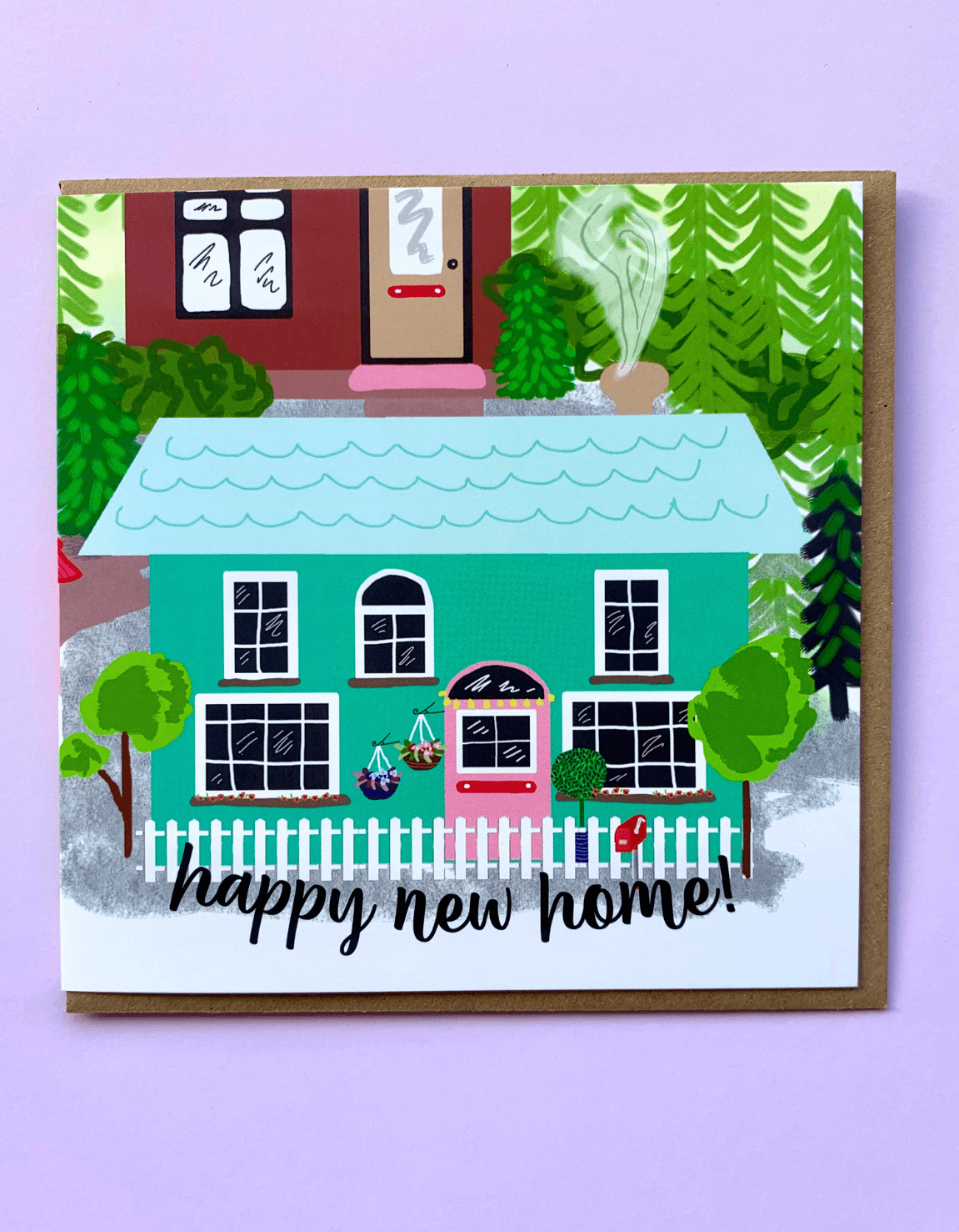 Happy New Home Greeting Card - Katie Wootton Design