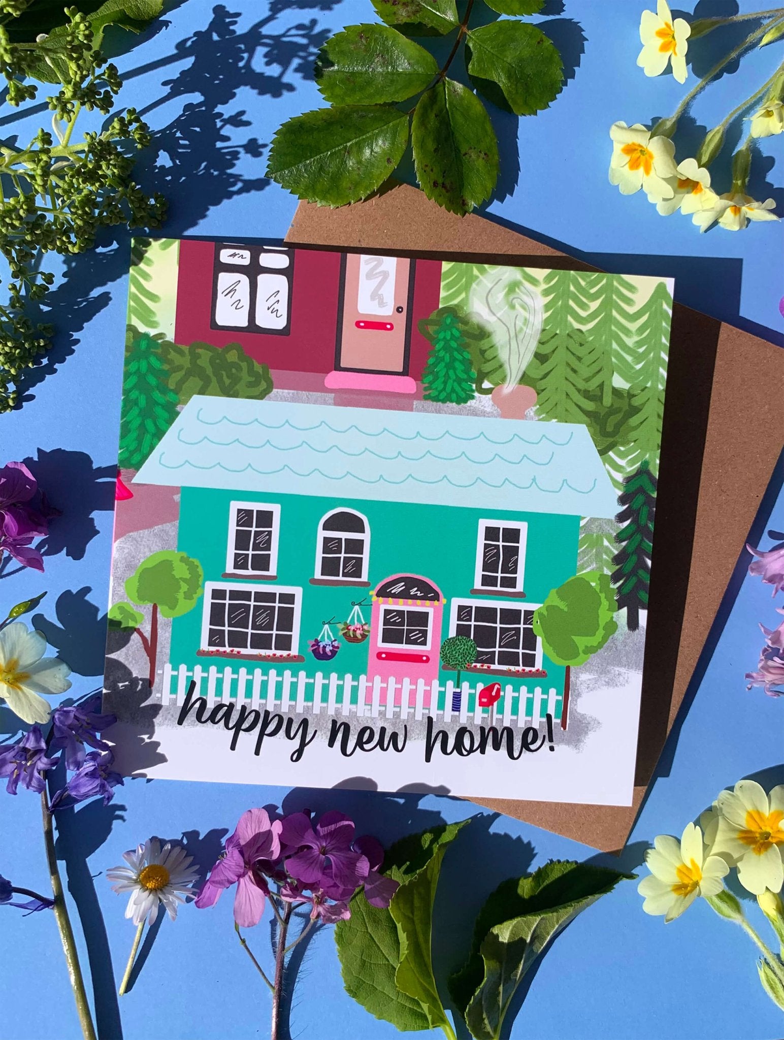 Happy New Home Greeting Card - Katie Wootton Design