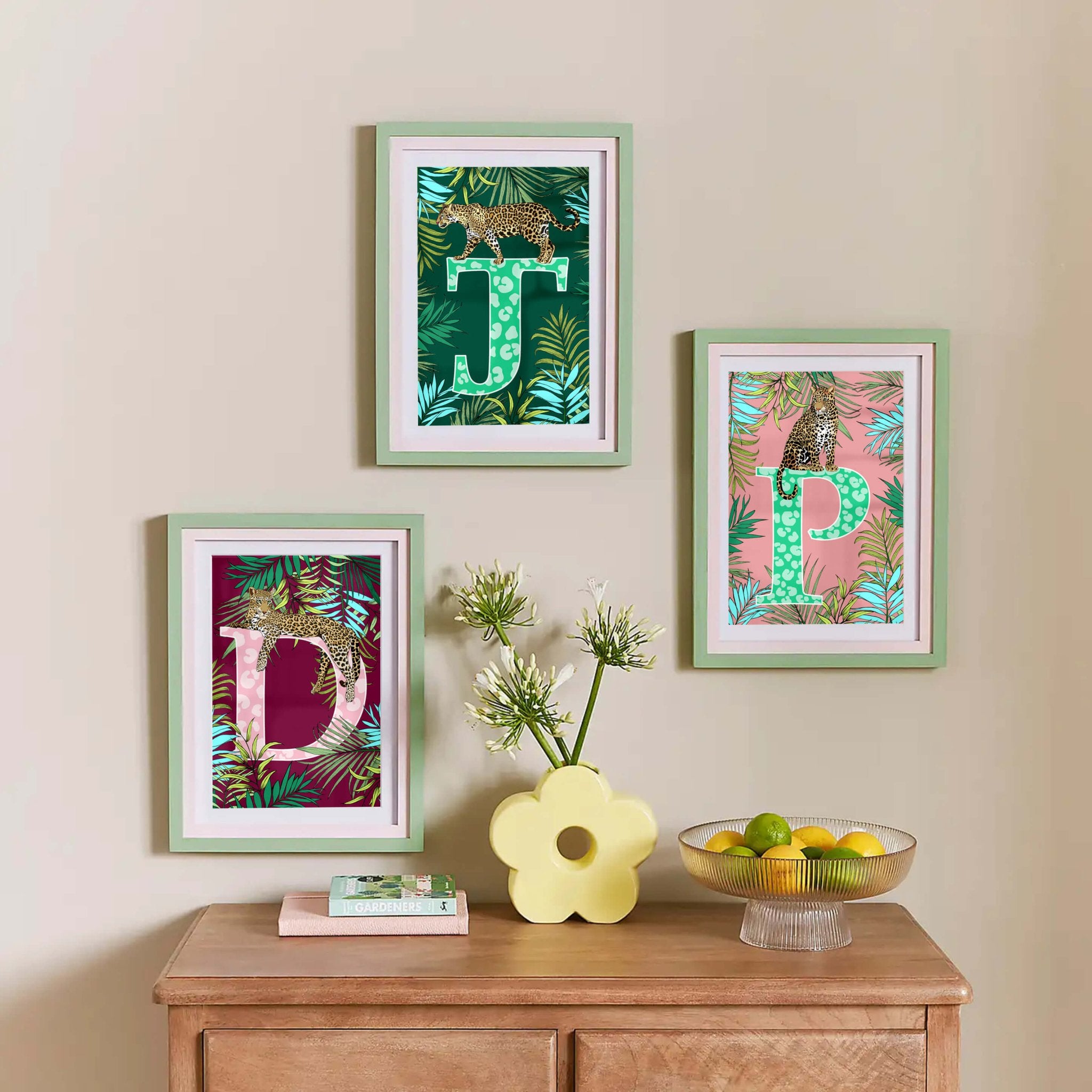 Leopard Letter Print - Katie Wootton Design