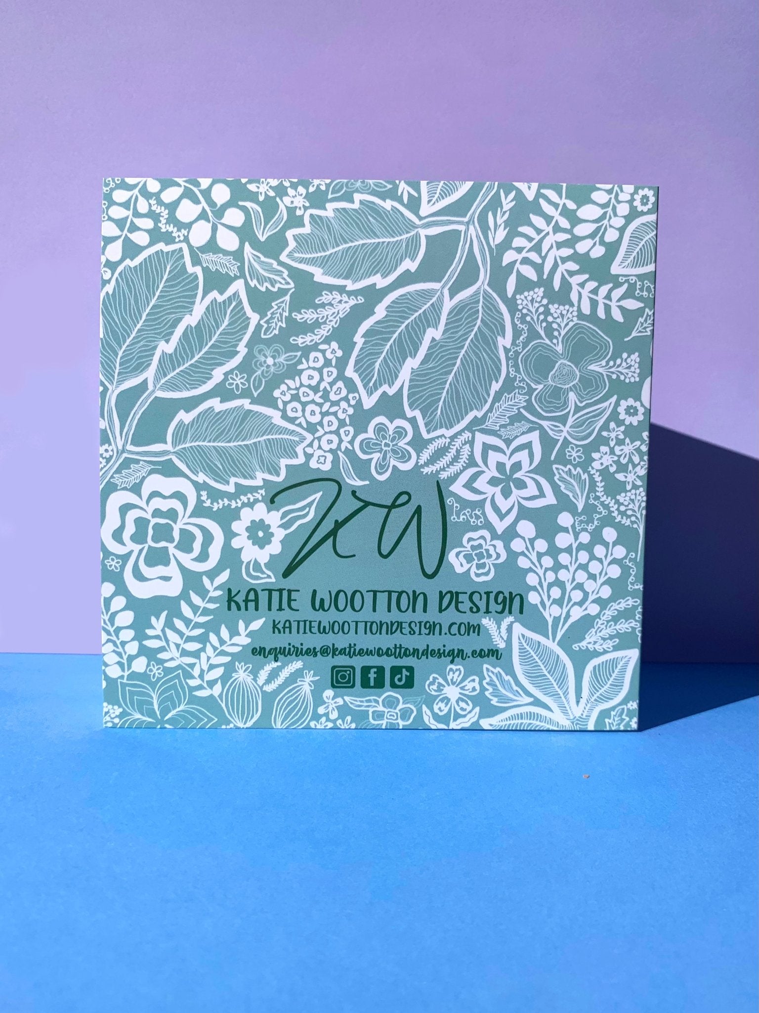 Let's Celebrate Your Special Day Greeting Card - Katie Wootton Design