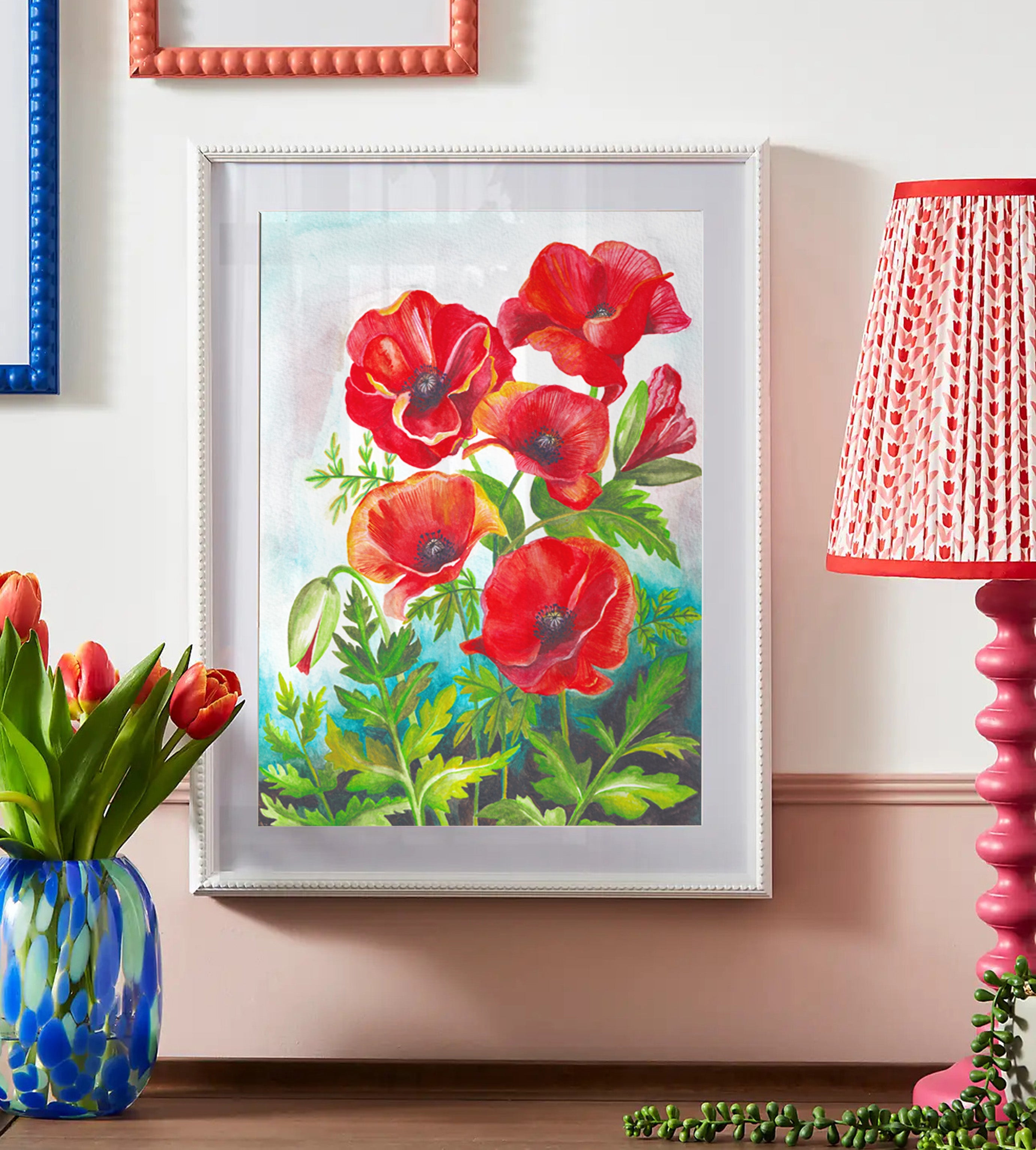 Wild Poppy Field Print