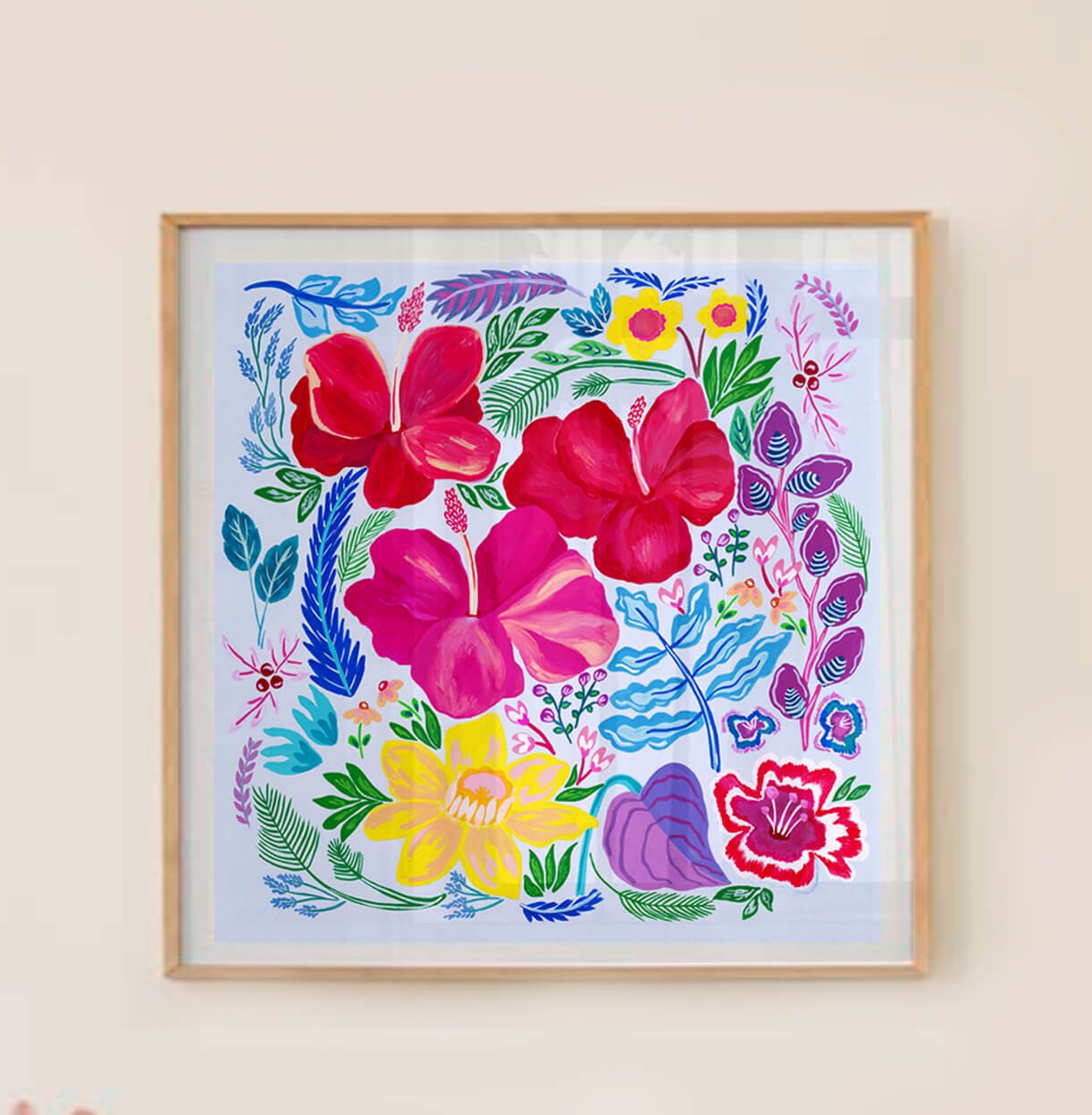 Square Delight Print - Katie Wootton Design