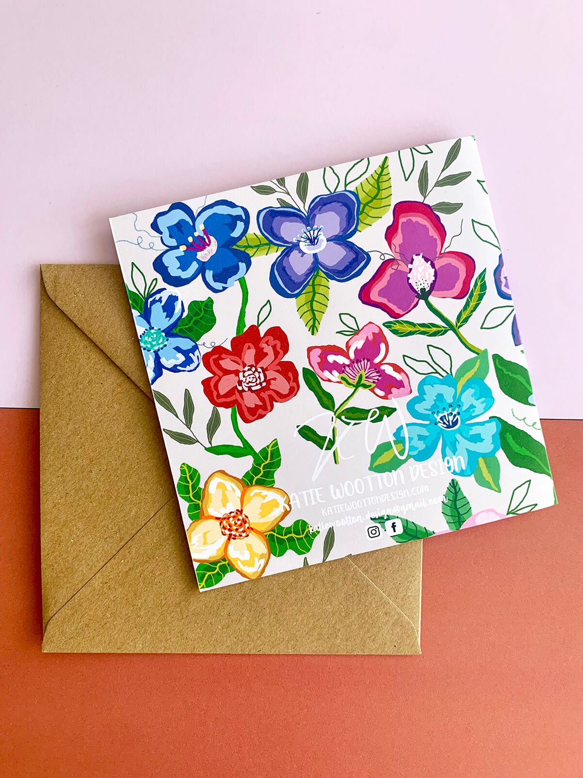 To A Wonderful Friend Greeting Card - Katie Wootton Design