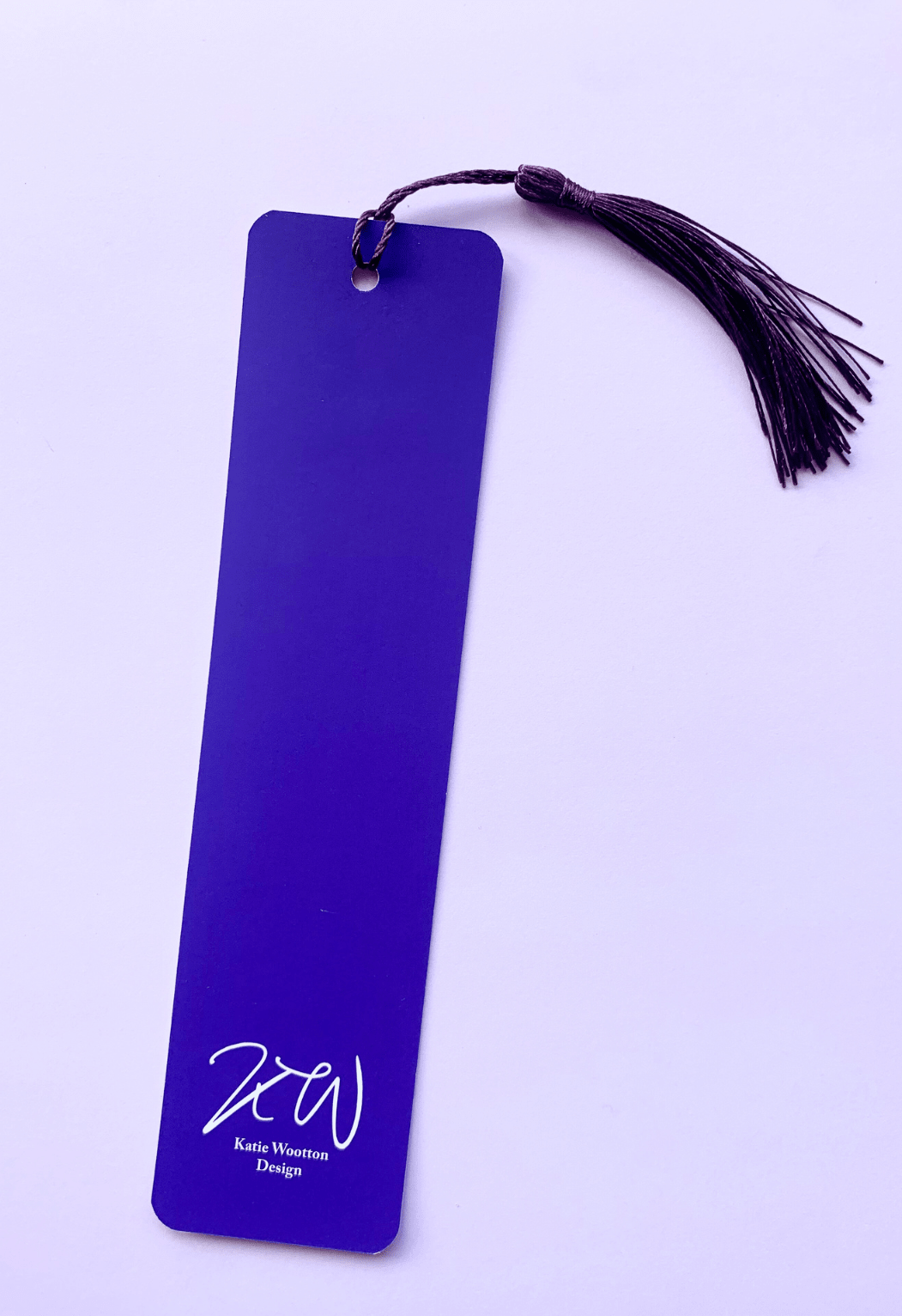 Violet Flowers Bookmark - Katie Wootton Design
