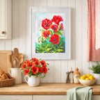 Wild Poppy Field Print - Katie Wootton Design